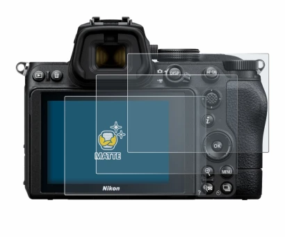 Image of the device Nikon Z 5 with a wide variety of screen protectors.