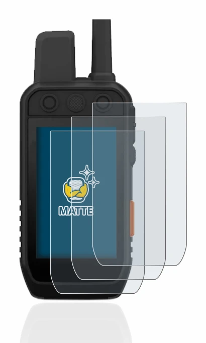 Image of the device Garmin Alpha 200 K with a wide variety of screen protectors.