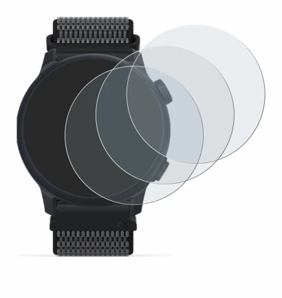 Image of the device Coros Pace 2 with a wide variety of screen protectors.