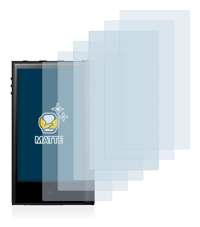 Image of the device Astell&Kern Kann Alpha with a wide variety of screen protectors.