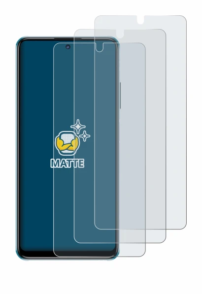 Image of the device ZTE Blade V30 with a wide variety of screen protectors.