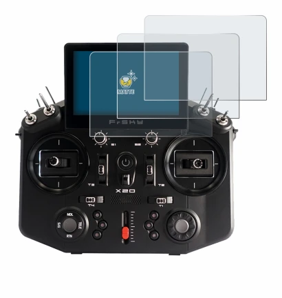 Image of the device FrSky Tandem X20 with a wide variety of screen protectors.