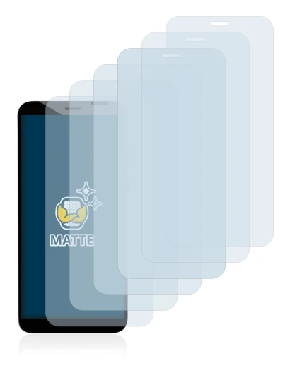 Image of the device Pine64 PinePhone Pro Explorer Edition with a wide variety of screen protectors.