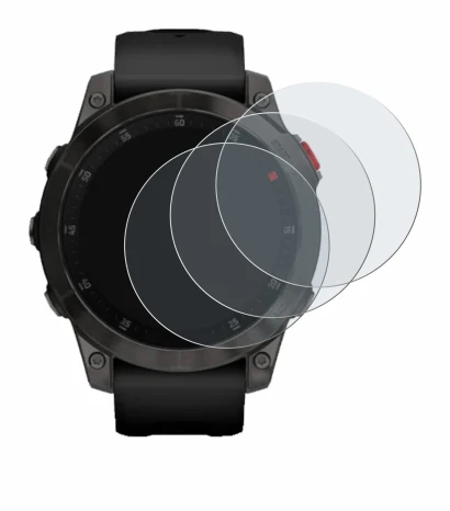 Image of the device Garmin epix (Gen. 2) with a wide variety of screen protectors.