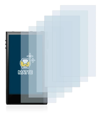 Image of the device Astell&Kern Kann Max with a wide variety of screen protectors.