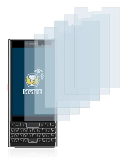 Image of the device Unihertz Titan Slim with a wide variety of screen protectors.