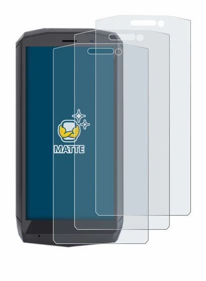 Image of the device Cubot Pocket with a wide variety of screen protectors.