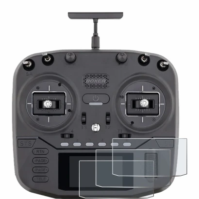 Image of the device Radiomaster Boxer with a wide variety of screen protectors.