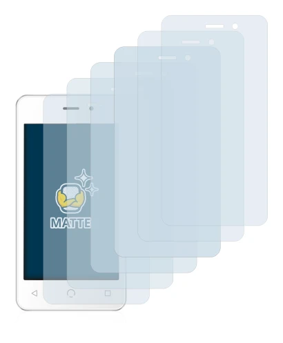 Image of the device NUU Mobile A1 with a wide variety of screen protectors.