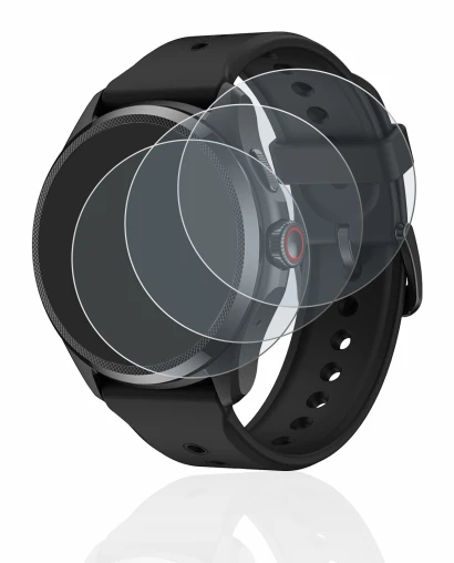Image of the device Mobvoi TicWatch Pro 5 with a wide variety of screen protectors.