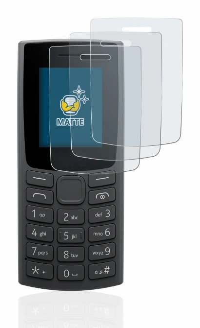 Image of the device Nokia 110 (2023) with a wide variety of screen protectors.