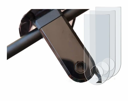 Image of the device NIU KQi3 Max with a wide variety of screen protectors.