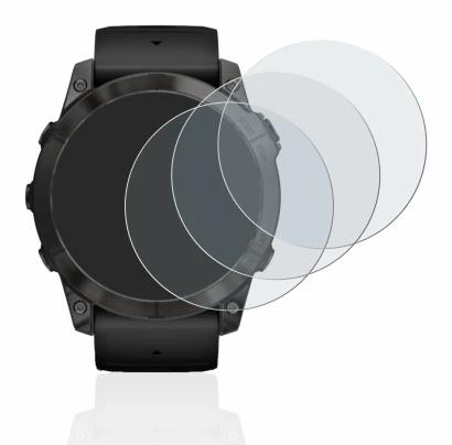 Image of the device Garmin Epix Pro (Gen 2) (51 mm) with a wide variety of screen protectors.