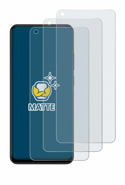 Image of the device Oppo A78 4G with a wide variety of screen protectors.