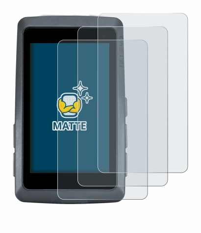 Image of the device Sigma ROX 12.1 EVO with a wide variety of screen protectors.