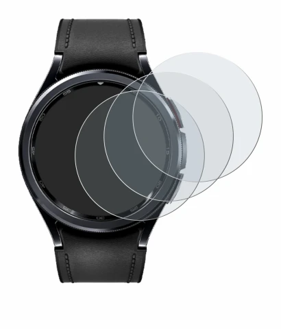 Image of the device Samsung Galaxy Watch 6 Classic (47 mm) with a wide variety of screen protectors.