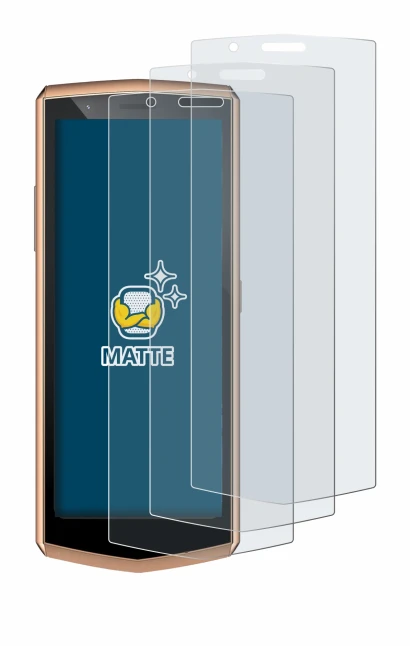 Image of the device Cubot Pocket 3 with a wide variety of screen protectors.