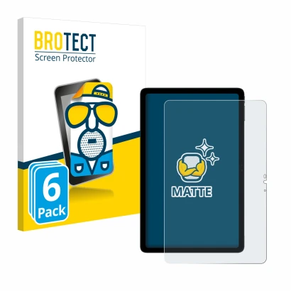 Front side of a product packaging with the brand logo BROTECT. Next to it is the device Doogee T20s shown with the correspondi