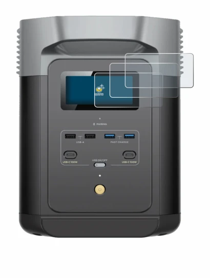Image of the device EcoFlow DELTA 2 with a wide variety of screen protectors.