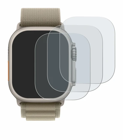Image of the device Apple Watch Ultra 2 (49 mm) with a wide variety of screen protectors.