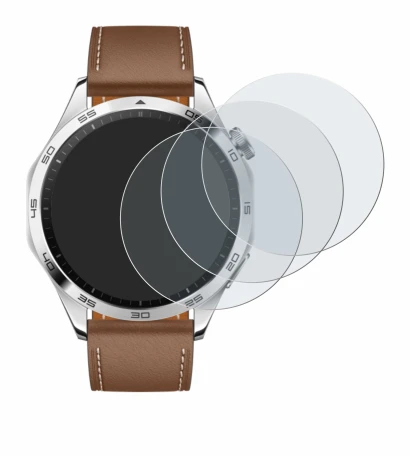Image of the device Huawei Watch GT 4 (46mm) with a wide variety of screen protectors.