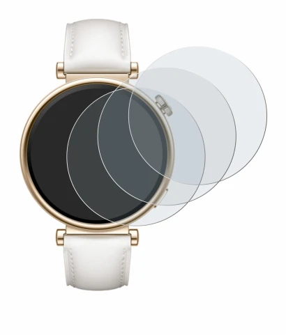 Image of the device Huawei Watch GT 4 (41mm) with a wide variety of screen protectors.