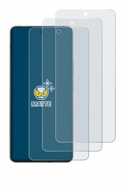 Image of the device Vivo iQOO 12 with a wide variety of screen protectors.