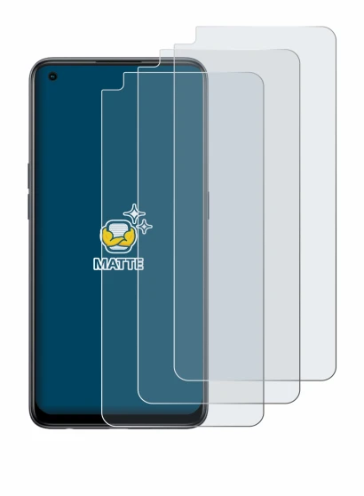 Image of the device Oppo Reno 8T with a wide variety of screen protectors.