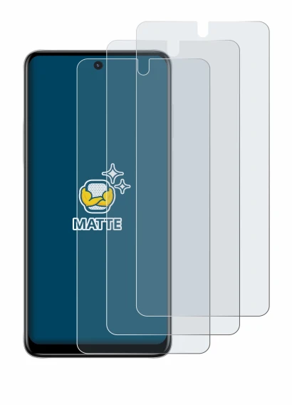 Image of the device Motorola Moto E32s with a wide variety of screen protectors.