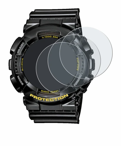 Image of the device Casio G-Shock GA-110GB-1A with a wide variety of screen protectors.