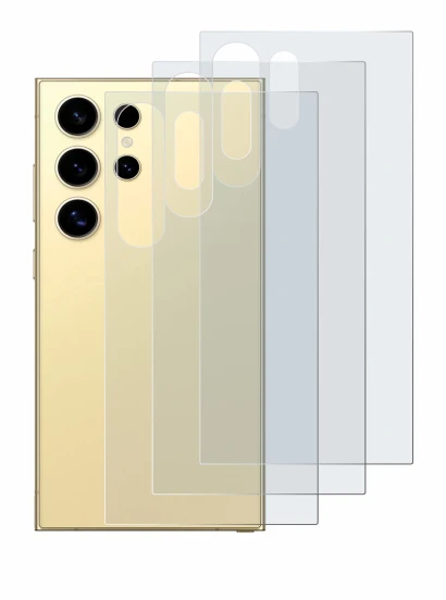 Image of the device Samsung Galaxy S24 Ultra (Back) with a wide variety of screen protectors.