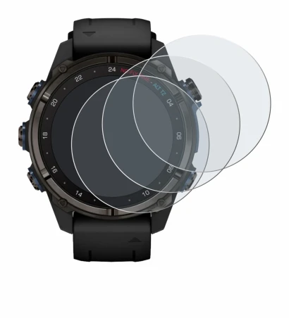 Image of the device Garmin Descent Mk3i (43 mm) with a wide variety of screen protectors.