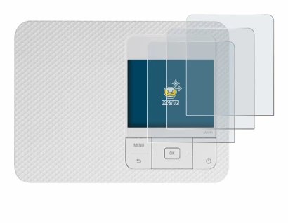 Image of the device Canon Selphy CP1500 with a wide variety of screen protectors.