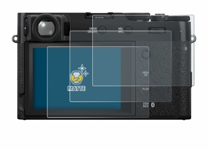 Image of the device Fujifilm X100VI with a wide variety of screen protectors.