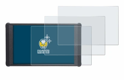 Image of the device Portkeys PT6 with a wide variety of screen protectors.