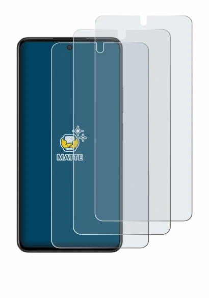 Image of the device Oppo A79 5G with a wide variety of screen protectors.