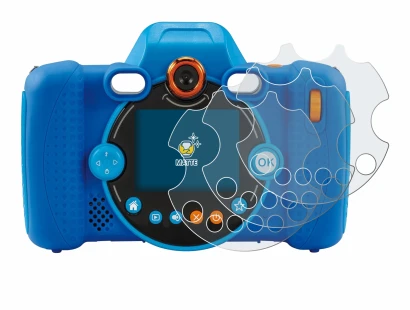 Image of the device Vtech Kidizoom Duo FX with a wide variety of screen protectors.