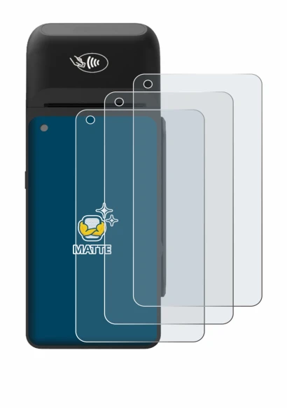 Image of the device Verifone T650c with a wide variety of screen protectors.