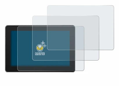 Image of the device SmallHD Indie 5 with a wide variety of screen protectors.