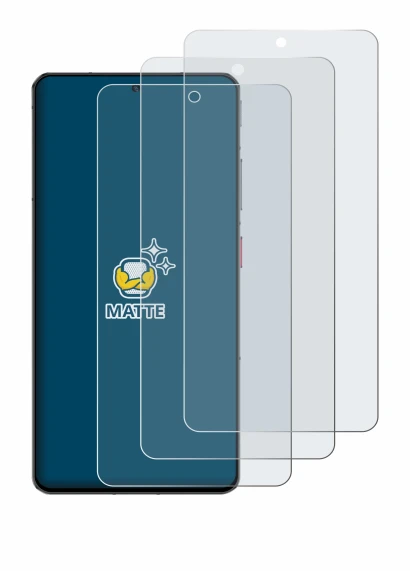 Image of the device ZTE Nubia Z60S Pro with a wide variety of screen protectors.