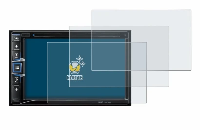 Image of the device Alpine INE-W611D with a wide variety of screen protectors.