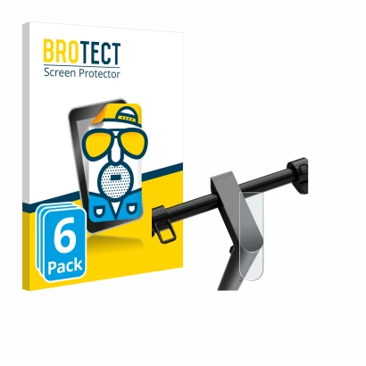 Front side of a product packaging with the brand logo BROTECT. Next to it is the device Navee S65 shown with the corresponding