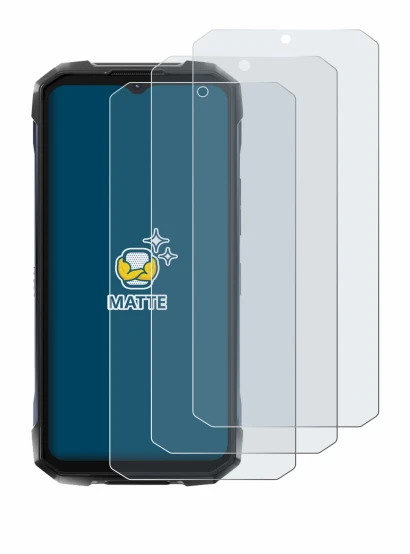 Image of the device Hotwav Hyper 7 Pro with a wide variety of screen protectors.