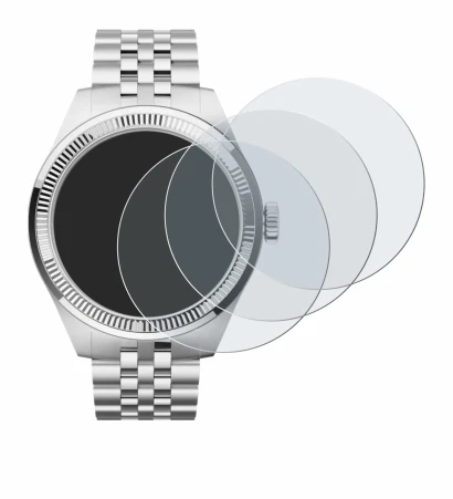 Image of the device Withings ScanWatch Nova Brilliant (39 mm) with a wide variety of screen protectors.