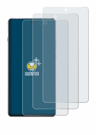 Image of the device OnePlus 13R with a wide variety of screen protectors.