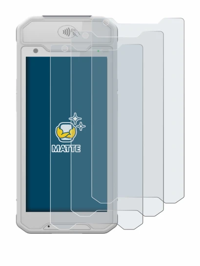Image of the device Dojo Pocket with a wide variety of screen protectors.