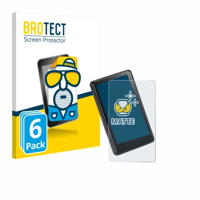 Front side of a product packaging with the brand logo BROTECT. Next to it is the device Bafang C020 3.4" shown with the corres
