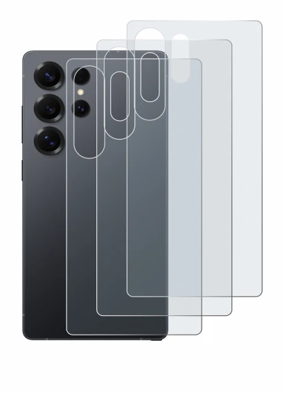 Image of the device Samsung Galaxy S25 Ultra (Back) with a wide variety of screen protectors.