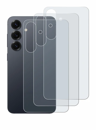 Image of the device Samsung Galaxy S25 (Back) with a wide variety of screen protectors.