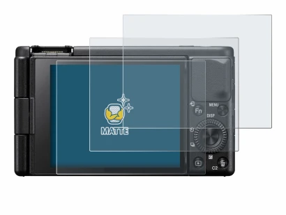 Image of the device Sony ZV-1A with a wide variety of screen protectors.